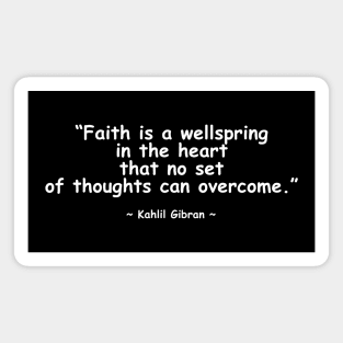 islamic quotes about faith Magnet